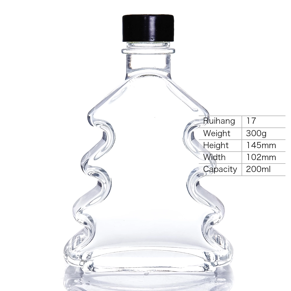 200ml Novelty Tree Shape Glass Bottle - RH17