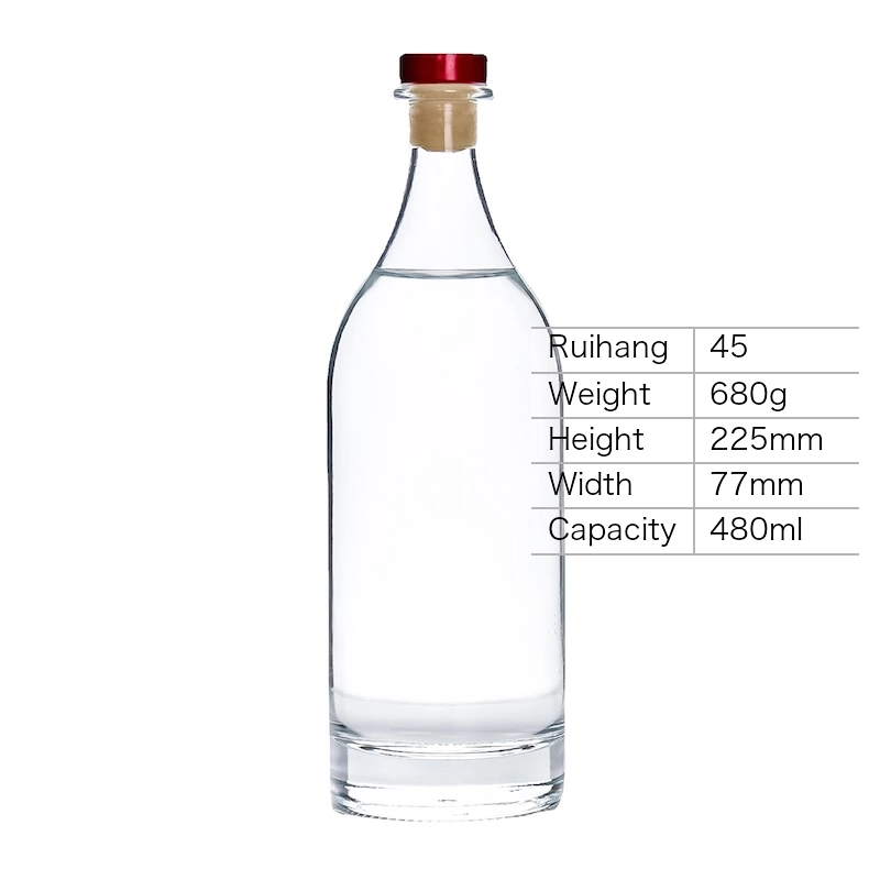480ml Classic Spirits Glass Bottle - RH45