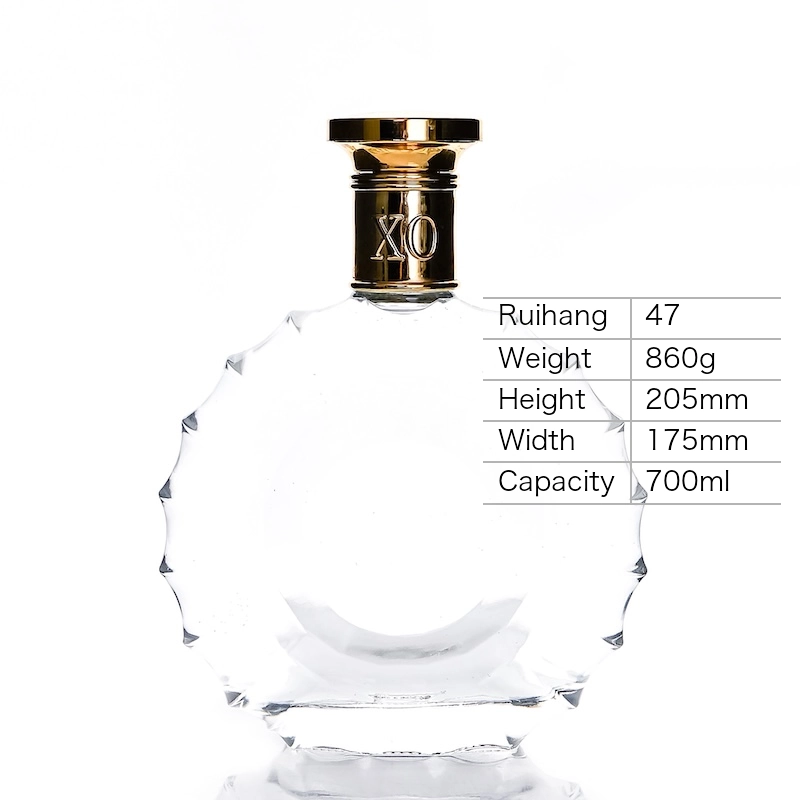 700ml XO Style Decorative Glass Bottle - RH47