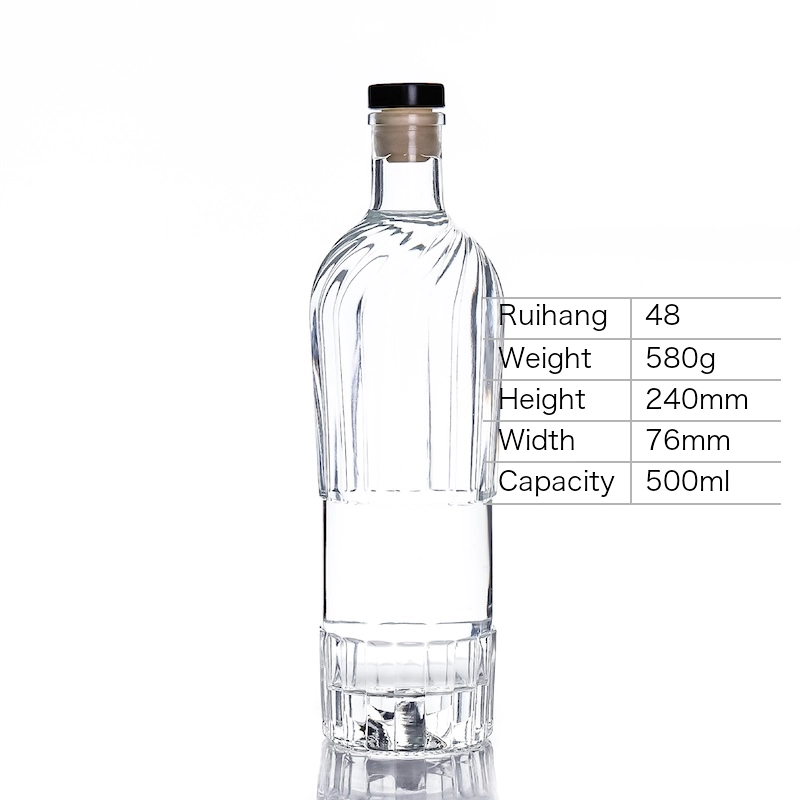 500ml Tall Slender Spirit Bottle - RH48